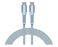 VERBATIM Sync & Charge USB C to USB C 100W Magnetic 120 cm - Blue - 1340227 - zdjęcie 2